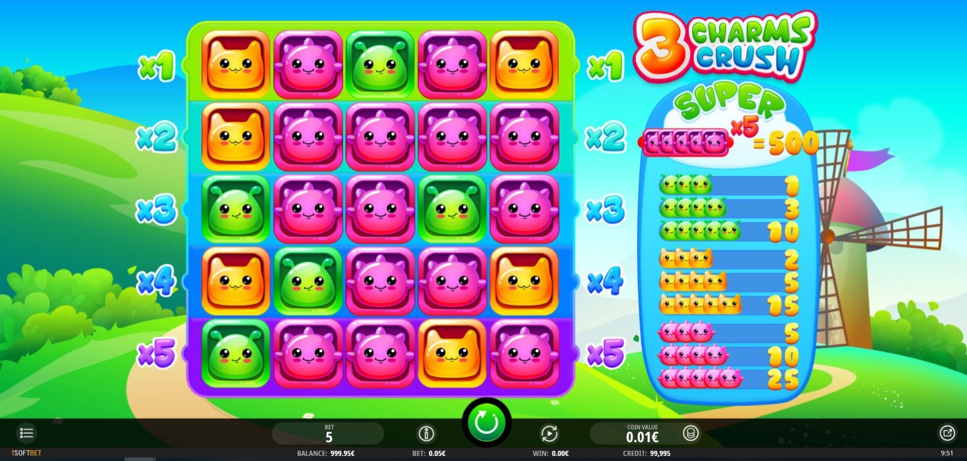 3 Charms Crush