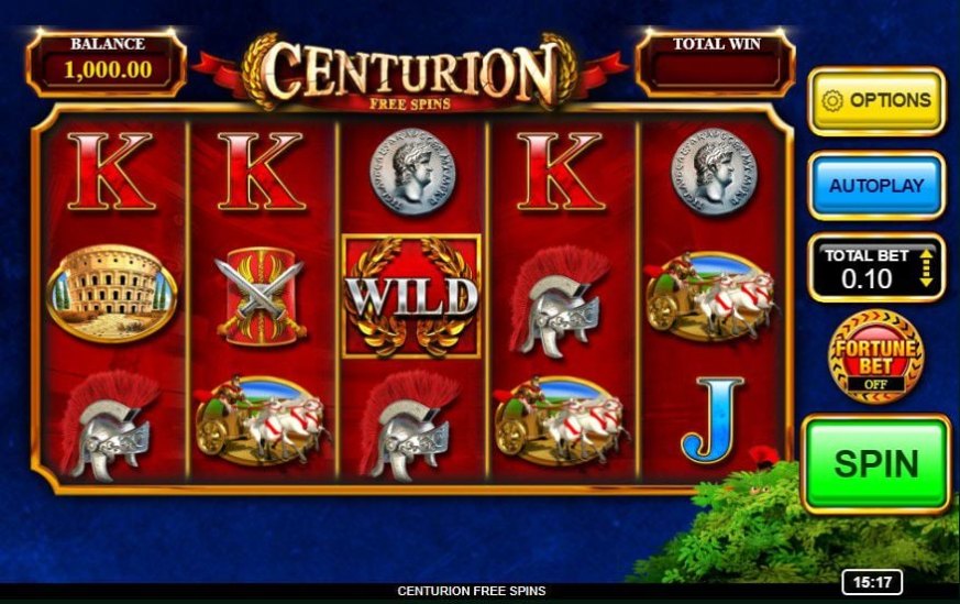 Centurion Free Spins