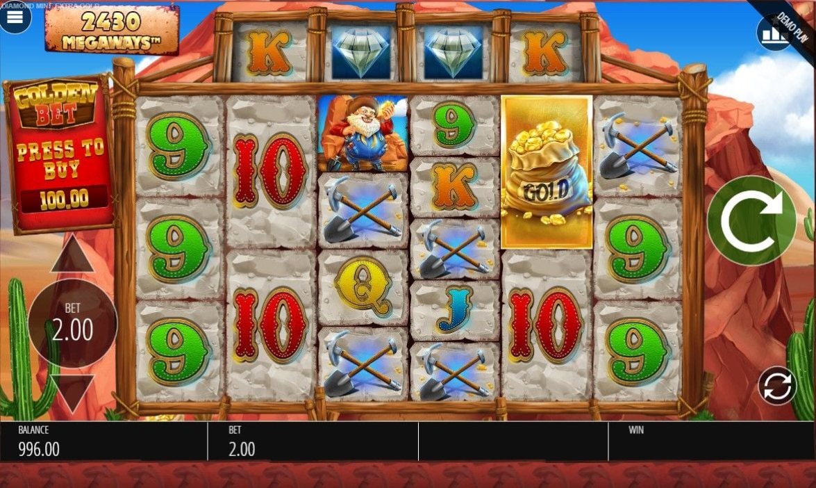 Diamond Mine Extra Gold Megaways