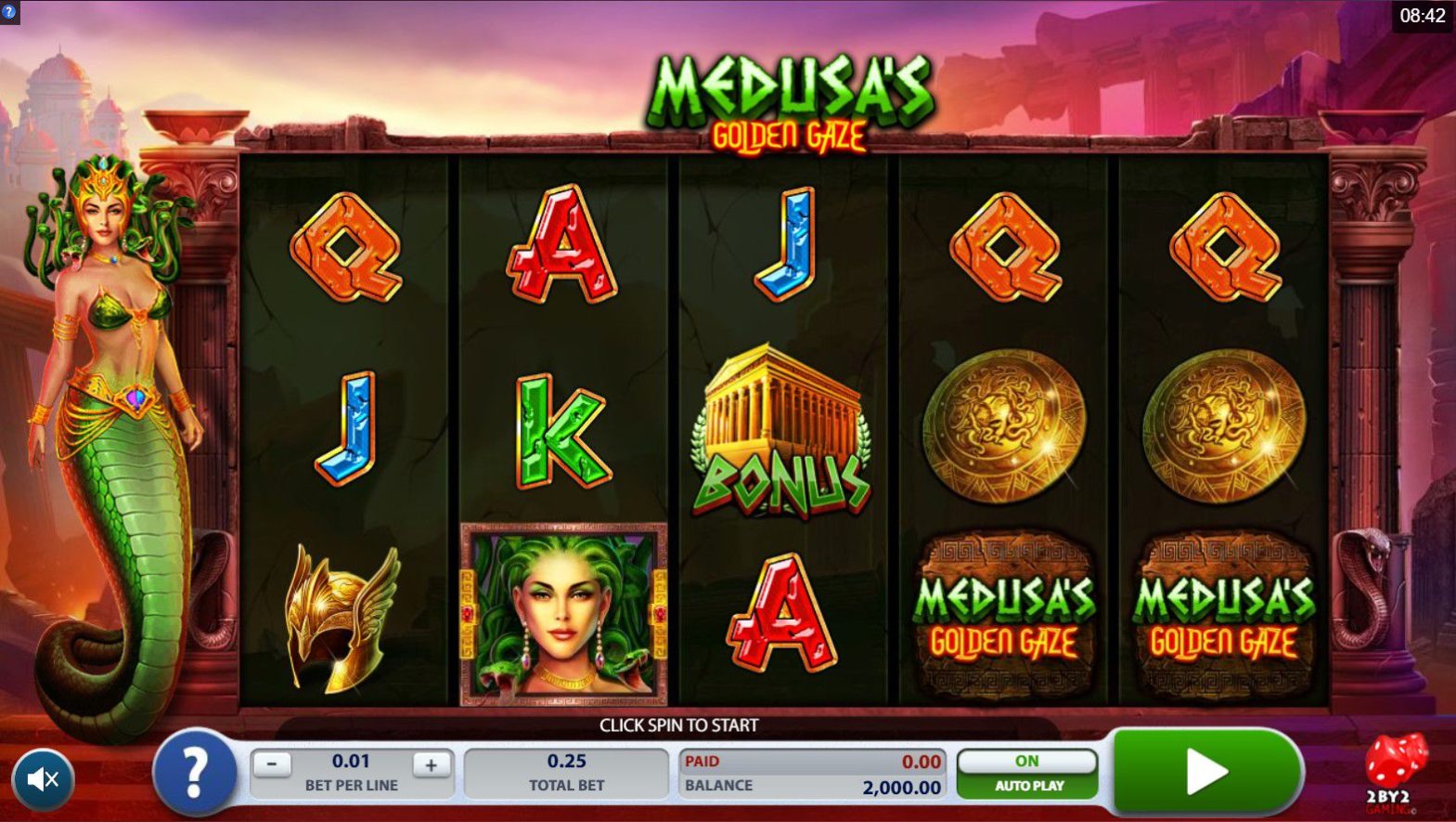 Medusa's Golden Gaze